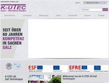 Tablet Screenshot of k-utec.de
